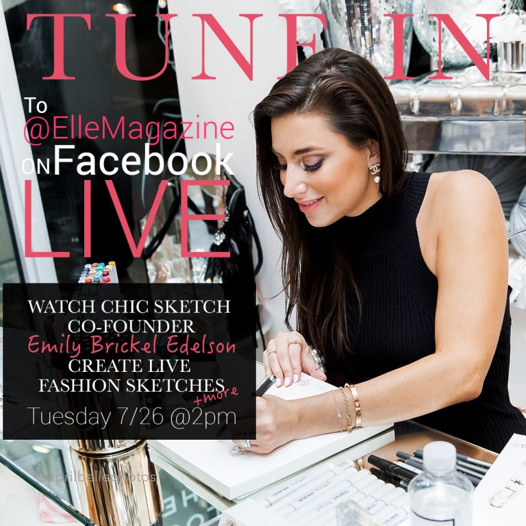 Elle Magazine: LIVE chat with Emily Brickel Edelson